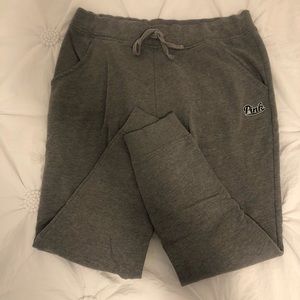 VS Pink, Grey Sweat Pant,L